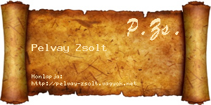 Pelvay Zsolt névjegykártya
